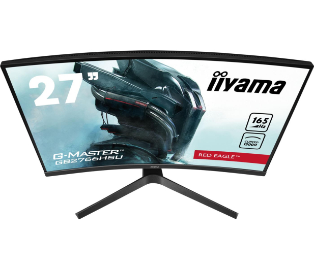 IIYAMA G-Master GB2766HSU-B1 Red Eagle Curved 1080p/165Hz/VA 1ms - 673540 - zdjęcie 4